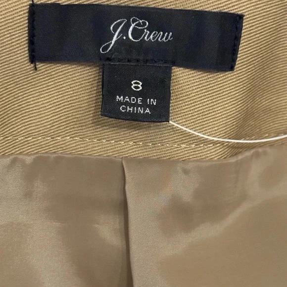 NWT J. Crew No. 2 Pencil Skirt in Embellished Jeweled Stretch Chino 8 - Picture 7 of 7
